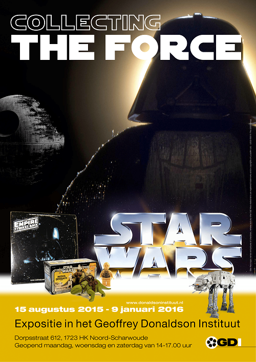 Poster Star wars expositie